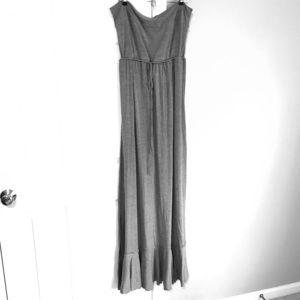 Banana Republic maxi dress size XL gray stretchy